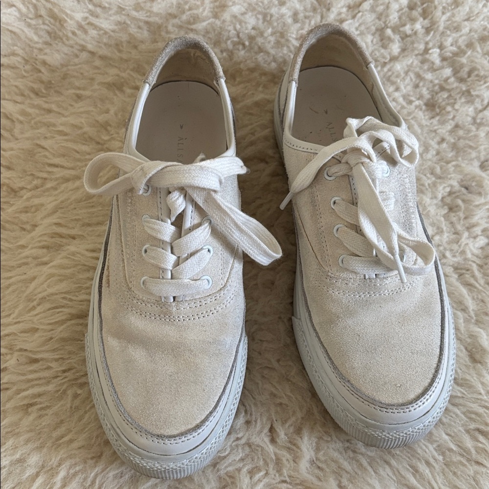 ALLSAINTS Bella Suede Platform Sneakers